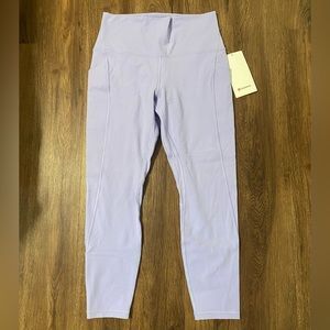 BNWT Lululemon Align 25” Lilac Leggings with Pockets size 10